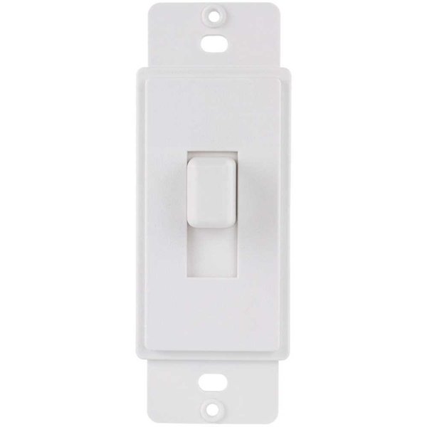 Titan3 Technology 1-Gang or Multi-Gang Toggle Plastic Adapter Plate, White, 5PK TPPAW-T-5